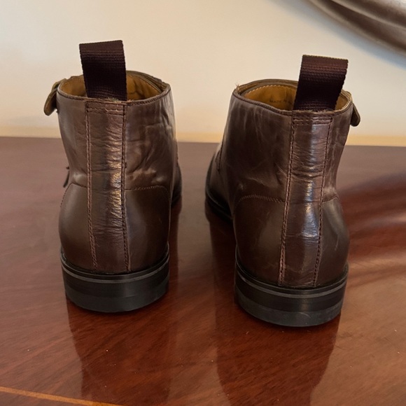 Cole Haan Dark Brown Leather Chukka Boots - brand new and never worn sz 9 - Picture 3 of 8